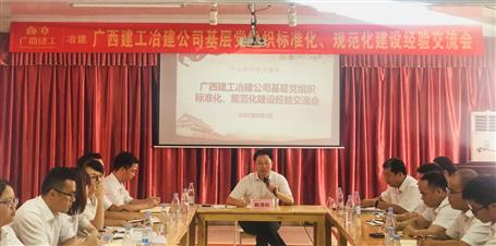 公司黨委召開基層黨組織標(biāo)準(zhǔn)化、規(guī)范化建設(shè)經(jīng)驗(yàn)交流會